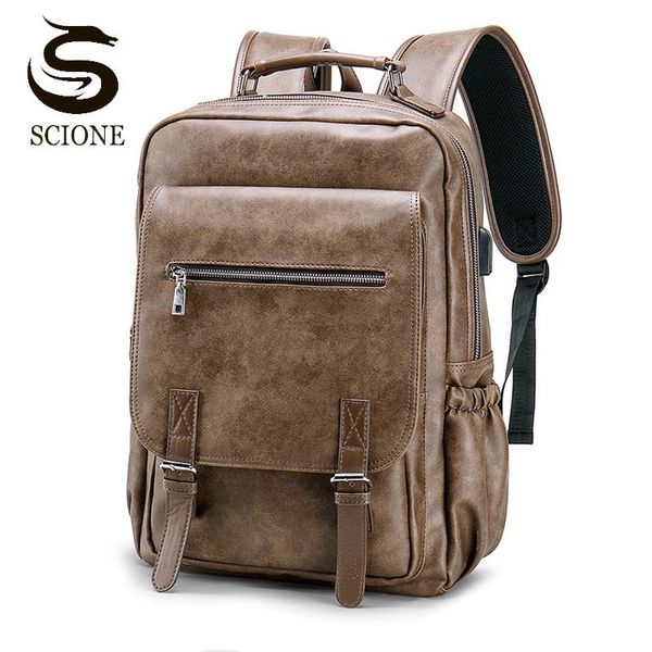 backpack 2021 men casual retro backpacks quality pu leather rucksack large capacity travel lapbags college school bag xa129m
backpack 2021 men casual retro backpacks quality pu leather rucksack large capacity travel lapbags college school bag xa129m