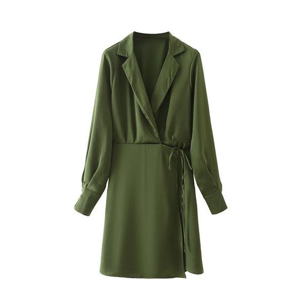 casual dresses 2021 fashion women green elegant shirt dress with slash vintage long sleeve office ladies mini, Black;gray
casual dresses 2021 fashion women green elegant shirt dress with slash vintage long sleeve office ladies mini, Black;gray