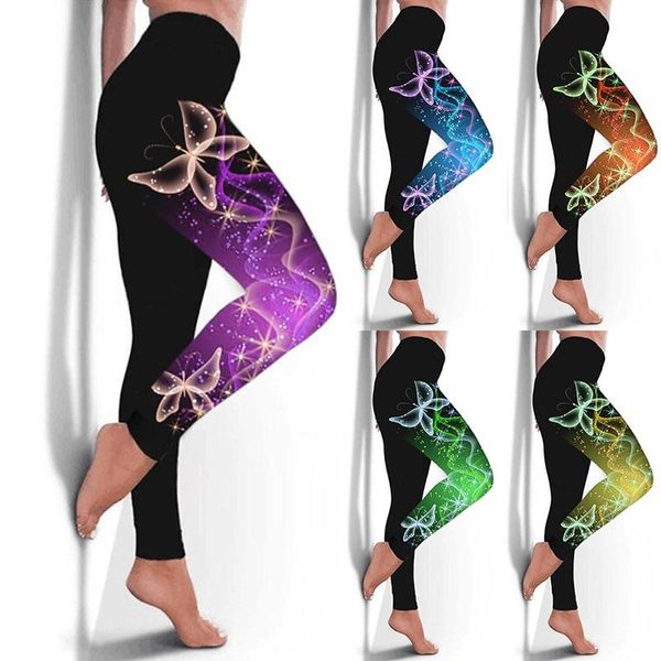 women's leggings 3d print for fitness jeggings skinny workout gym high waist sport pants running, Black
women's leggings 3d print for fitness jeggings skinny workout gym high waist sport pants running, Black