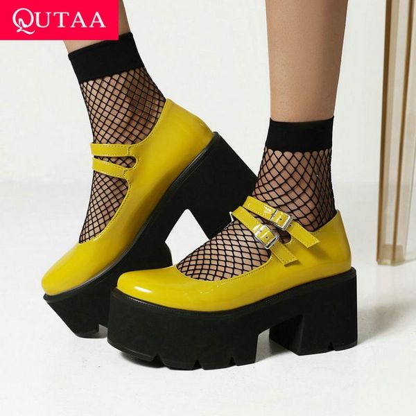 platform buckle pu patent leather fashion female pumps spring autumn round toe square high heel women shoes size35-43 dress, Black
platform buckle pu patent leather fashion female pumps spring autumn round toe square high heel women shoes size35-43 dress, Black