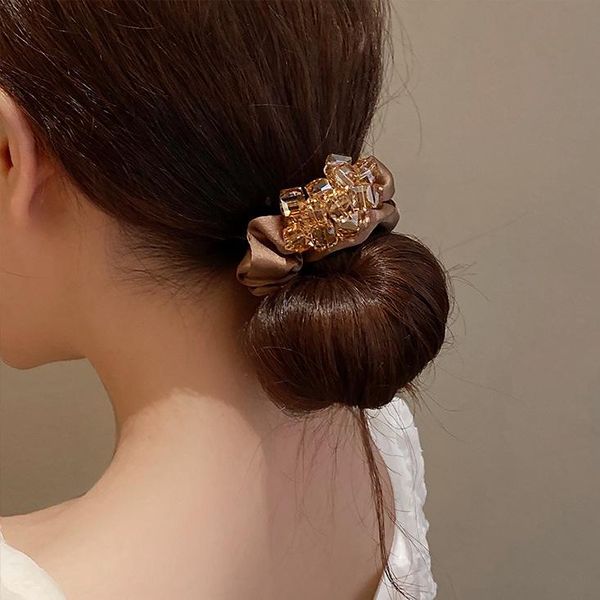 hair accessories women fashion crystal ropes lady elegant fabric satin ties 
hair accessories women fashion crystal ropes lady elegant fabric satin ties
