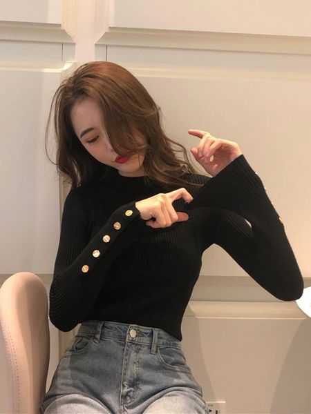 women's sweaters 2021 woman ladies knitted sweater korean autumn winter clothes women long sleeve pullover ropa de mujer pph2281, White;black
women's sweaters 2021 woman ladies knitted sweater korean autumn winter clothes women long sleeve pullover ropa de mujer pph2281, White;black