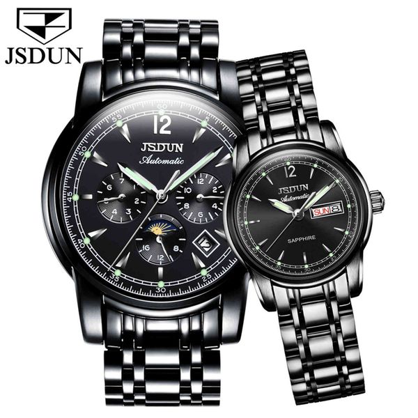 jsdun boutique mechanical fashion luxury brand business couple stainless steel waterproof sports watch 8750, Slivery;brown
jsdun boutique mechanical fashion luxury brand business couple stainless steel waterproof sports watch 8750, Slivery;brown