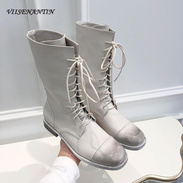 boots british college style white round toe thick heel 2021 all-match lace-up casual personality mid-tube long, Black
boots british college style white round toe thick heel 2021 all-match lace-up casual personality mid-tube long, Black