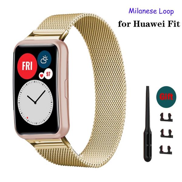 watch bands magnetic loop strap for huawei fit accessories stainless steel watchband metal bracelet correa band, Black;brown
watch bands magnetic loop strap for huawei fit accessories stainless steel watchband metal bracelet correa band, Black;brown