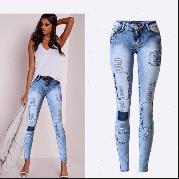 summer women jeans style low waist sky blue patchwork skinny tights pencil high stretch push up denim
summer women jeans style low waist sky blue patchwork skinny tights pencil high stretch push up denim