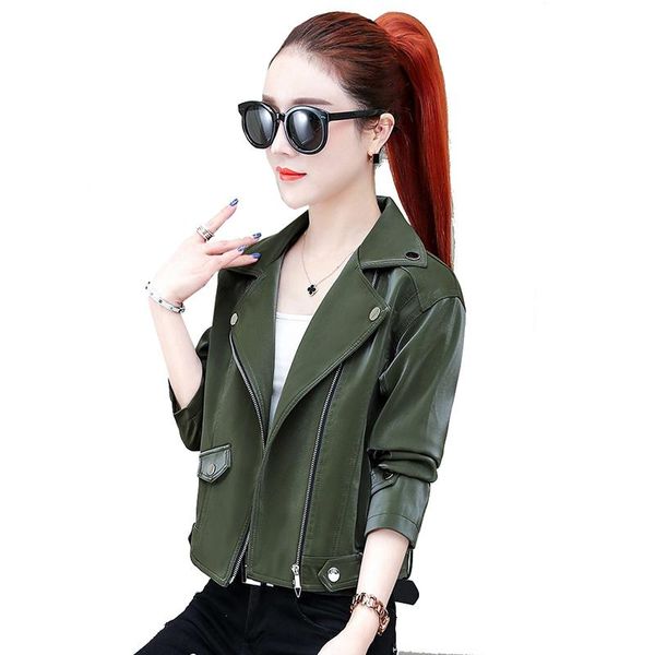 short leather jacket women spring autumn female fashion casual motorcycle wear slim pu outerwear lady clothes women's & faux, Black
short leather jacket women spring autumn female fashion casual motorcycle wear slim pu outerwear lady clothes women's & faux, Black