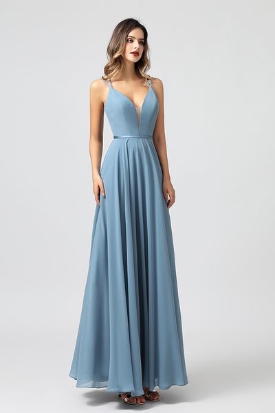 5615 long chiffon criss-cross bridesmaid dress spaghetti straps a line prom dresses maid of honor floor length wedding party wear, White;pink
5615 long chiffon criss-cross bridesmaid dress spaghetti straps a line prom dresses maid of honor floor length wedding party wear, White;pink