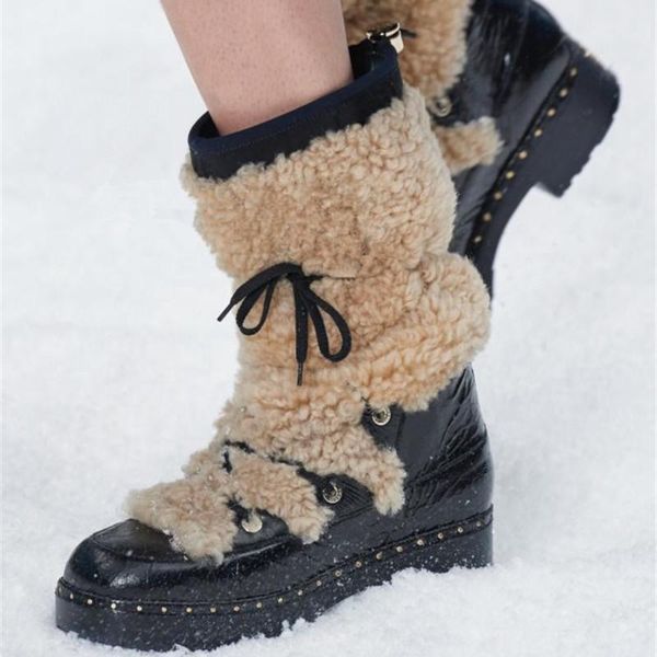 boots mkkhou fashion short women winter comfortable warm wool snow large size 34-42, Black
boots mkkhou fashion short women winter comfortable warm wool snow large size 34-42, Black