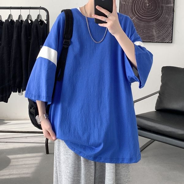 men's t-shirts summer cotton t-shirt fashion casual oversized tshirt men streetwear korean loose short-sleeved t shirt mens s, White;black
men's t-shirts summer cotton t-shirt fashion casual oversized tshirt men streetwear korean loose short-sleeved t shirt mens s, White;black