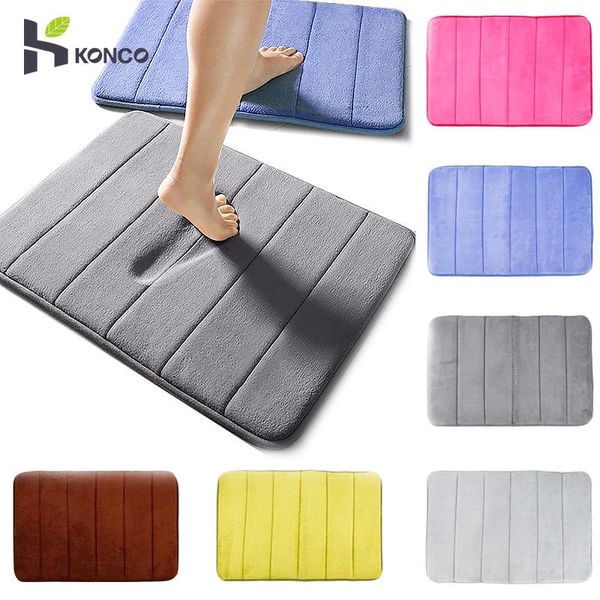 konco bath mat coral fleece bathroom carpet rug non slip absorption memory foam toilet floor mats
konco bath mat coral fleece bathroom carpet rug non slip absorption memory foam toilet floor mats