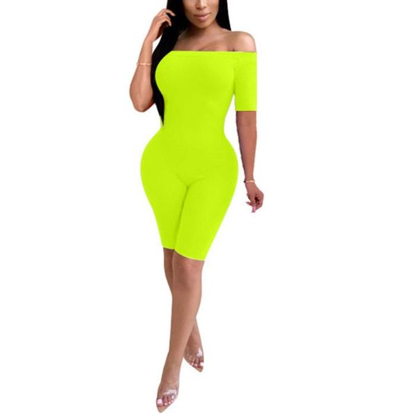women solid color slash neck off shoulder jumpsuit rompers one piece short sleeve bodycon summer playsuit biker shorts women's pants &, Black;white
women solid color slash neck off shoulder jumpsuit rompers one piece short sleeve bodycon summer playsuit biker shorts women's pants &, Black;white