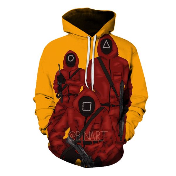 squid game hoodie 3d digital horror print couple winter drawstring street wear funny anime, White;black
squid game hoodie 3d digital horror print couple winter drawstring street wear funny anime, White;black