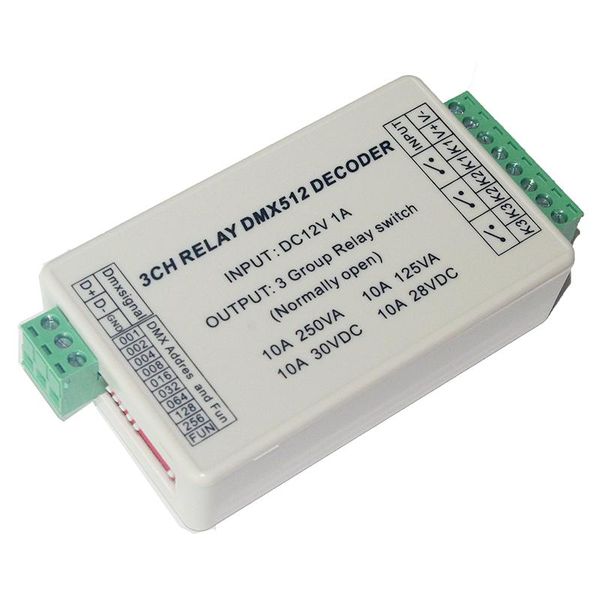 controllers 3ch dmx512 led controller 3 channel dmx 512 relay output decoder switch dc12v 10a*3ch dimmer
controllers 3ch dmx512 led controller 3 channel dmx 512 relay output decoder switch dc12v 10a*3ch dimmer