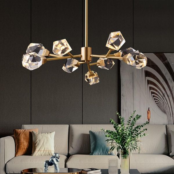 pendant lamps postmodern all-copper gold chandelier living room simple crystal lighting dining bedroom atmospheric nordic molecular
pendant lamps postmodern all-copper gold chandelier living room simple crystal lighting dining bedroom atmospheric nordic molecular