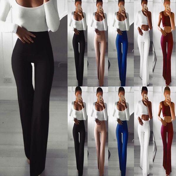 autumn solid elegant office women capri palazzo flared wide killer legs high waist ol career long trousers, Black;white
autumn solid elegant office women capri palazzo flared wide killer legs high waist ol career long trousers, Black;white