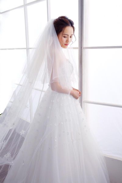 bridal veils arrival appliques lace veil 2021 wedding accessories veu de noiva voile mariee velo novia, Black
bridal veils arrival appliques lace veil 2021 wedding accessories veu de noiva voile mariee velo novia, Black