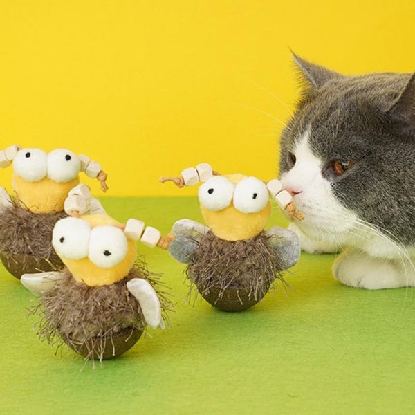 cat toys pet catnip plush bee toy interactive training play chew stick thumb bite resistance supplies accessories
cat toys pet catnip plush bee toy interactive training play chew stick thumb bite resistance supplies accessories