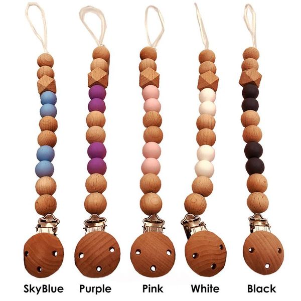 pacifier holders&clips# baby clip chain wooden beads safe teething soother chew toys dummy nipple leash strap holder for infant feeding
pacifier holders&clips# baby clip chain wooden beads safe teething soother chew toys dummy nipple leash strap holder for infant feeding
