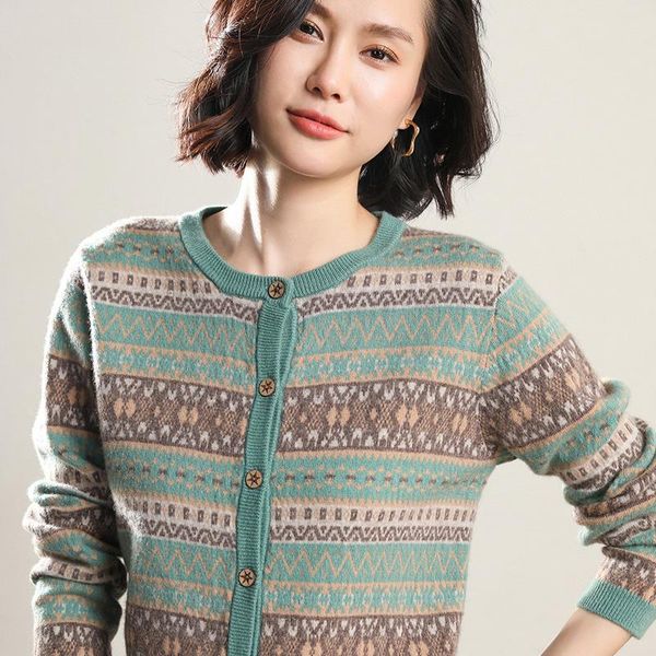 women's knits & tees 2021 spring 100% wool cardigan vintage pattern long sleeve casual sweater coat ladies basic o-neck knitted, White
women's knits & tees 2021 spring 100% wool cardigan vintage pattern long sleeve casual sweater coat ladies basic o-neck knitted, White