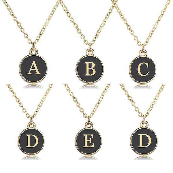 initial necklace black gold 26 letter round necklace a-z name choker copper necklace for korean style women jewelry couple gift, Silver
initial necklace black gold 26 letter round necklace a-z name choker copper necklace for korean style women jewelry couple gift, Silver