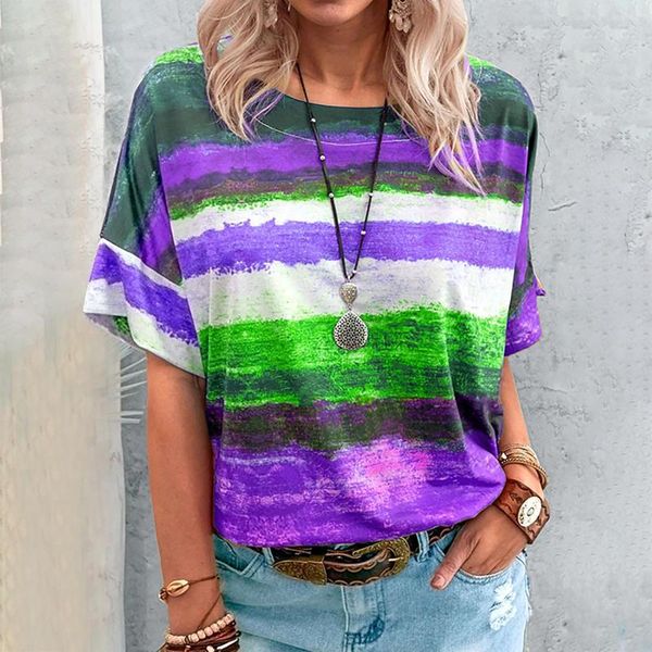 women's t-shirt for women summer fashion splicing loose o-neck print casual short-sleeve female y2k clothing, White
women's t-shirt for women summer fashion splicing loose o-neck print casual short-sleeve female y2k clothing, White