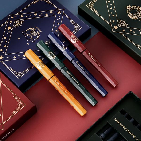 fountain pens 1set platinum limited pen gift box set with ink cartridge cute pattern f nib student writing kawaii
fountain pens 1set platinum limited pen gift box set with ink cartridge cute pattern f nib student writing kawaii