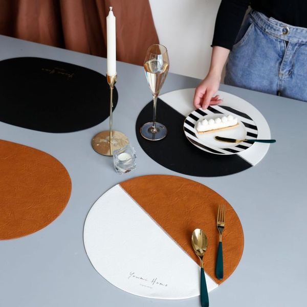creativity leather home oval placemat waterproof oil-proof insulation place mat double-sided coasters bowl pad decoration mats & pads
creativity leather home oval placemat waterproof oil-proof insulation place mat double-sided coasters bowl pad decoration mats & pads