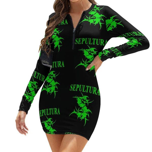 casual dresses sepultura dress long sleeve spandex youth bodycon social colorful one-piece, Black;gray
casual dresses sepultura dress long sleeve spandex youth bodycon social colorful one-piece, Black;gray