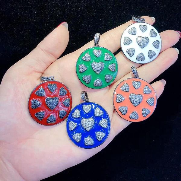 pendant necklaces 3pcs zyz-n0141 heart cz paved charm round necklace with enamel shiny lady for women jewelry, Silver
pendant necklaces 3pcs zyz-n0141 heart cz paved charm round necklace with enamel shiny lady for women jewelry, Silver