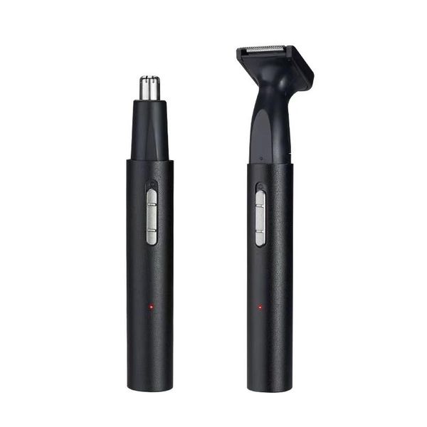 electric double blade hair trimmer two in one usb rechargeable metal body set without sticking nose & ear trimmers
electric double blade hair trimmer two in one usb rechargeable metal body set without sticking nose & ear trimmers