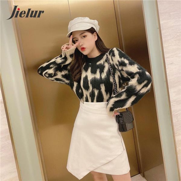 women's sweaters leopard sweater women autumn winter chic o-neck pullovers korean primer pull femme patchwork slim jumper soft, White;black
women's sweaters leopard sweater women autumn winter chic o-neck pullovers korean primer pull femme patchwork slim jumper soft, White;black