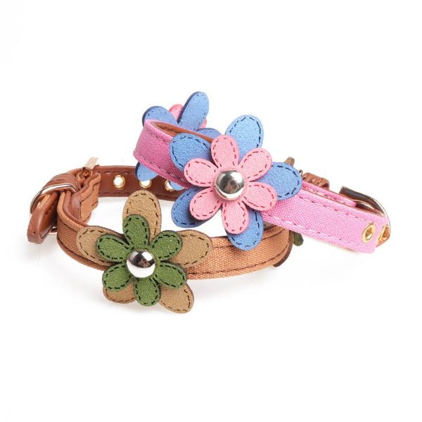 cat collars & leads retro adjustable pu flower design safety buckle collar for gato puppy accessories christmas jeweled gift
cat collars & leads retro adjustable pu flower design safety buckle collar for gato puppy accessories christmas jeweled gift