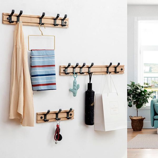 robe hooks bamboo coat rack wall-mounted simple hanger bedroom wall with moveable ti99
robe hooks bamboo coat rack wall-mounted simple hanger bedroom wall with moveable ti99