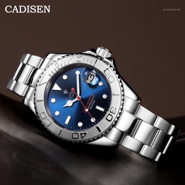 wristwatches cadisen automatic watch men luxury mechanical sapphire 100m waterproof japan movement luminous auto date clock watches, Slivery;brown
wristwatches cadisen automatic watch men luxury mechanical sapphire 100m waterproof japan movement luminous auto date clock watches, Slivery;brown