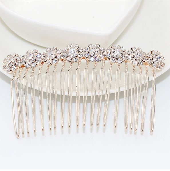 new jewelry bridal plate hair comb alloy rhinestone sunflower comb, Golden;silver 
new jewelry bridal plate hair comb alloy rhinestone sunflower comb, Golden;silver