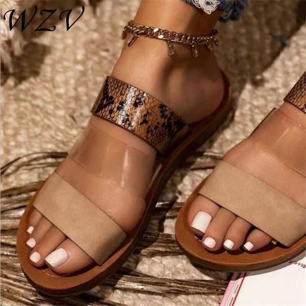 women slippers flat snakeskin summer casual big size 43 women's beach shoes ladies slides comfort cool footwear, Black
women slippers flat snakeskin summer casual big size 43 women's beach shoes ladies slides comfort cool footwear, Black