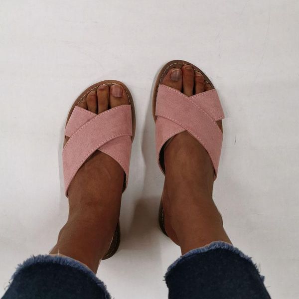 women summer seaside sandals non-slip slippers vintage roman plus size outdoor beach shoes simple cross flock female slides, Black
women summer seaside sandals non-slip slippers vintage roman plus size outdoor beach shoes simple cross flock female slides, Black
