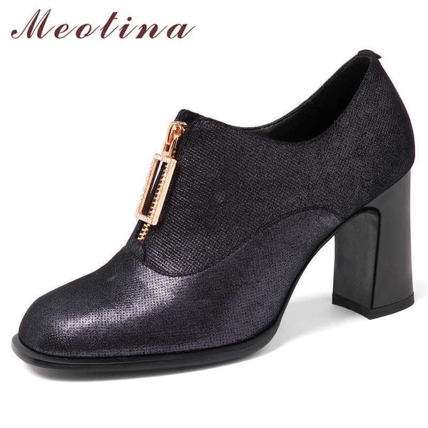 meotina high heels women pumps natural genuine leather zip chunky heel shoes square toe super high heel shoes female big size 43 210608, Black
meotina high heels women pumps natural genuine leather zip chunky heel shoes square toe super high heel shoes female big size 43 210608, Black