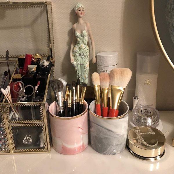 bathroom storage & organization ag 1pcs marble cosmetic make-up brush box table organizer makeup nail polish holder make up tools pen
bathroom storage & organization ag 1pcs marble cosmetic make-up brush box table organizer makeup nail polish holder make up tools pen