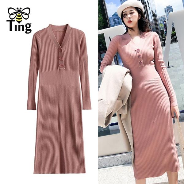 casual dresses tingfly elegant women winter autumn knitted midi long dress street casuak knit bodycon sheath vestidos clothes urban rob, Black;gray
casual dresses tingfly elegant women winter autumn knitted midi long dress street casuak knit bodycon sheath vestidos clothes urban rob, Black;gray