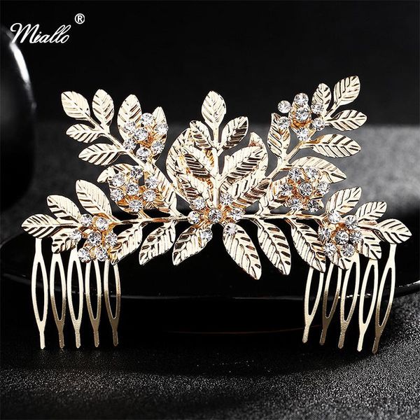 hair clips & barrettes miallo gold leaves wedding combs for bride zinc alloy hand-inlaid rhinestone accessories women, Golden;silver
hair clips & barrettes miallo gold leaves wedding combs for bride zinc alloy hand-inlaid rhinestone accessories women, Golden;silver