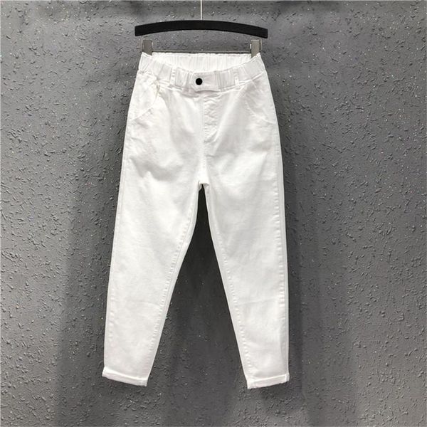 arrival summer women jeans casual cotton denim pants elastic waist harem plus size yellow white trousers women's, Blue
arrival summer women jeans casual cotton denim pants elastic waist harem plus size yellow white trousers women's, Blue