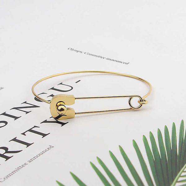 personality vintage simple stainless steel metal plain nautical pin wire bangle thin gold colour bracelet for birthday gift q0719, Black
personality vintage simple stainless steel metal plain nautical pin wire bangle thin gold colour bracelet for birthday gift q0719, Black