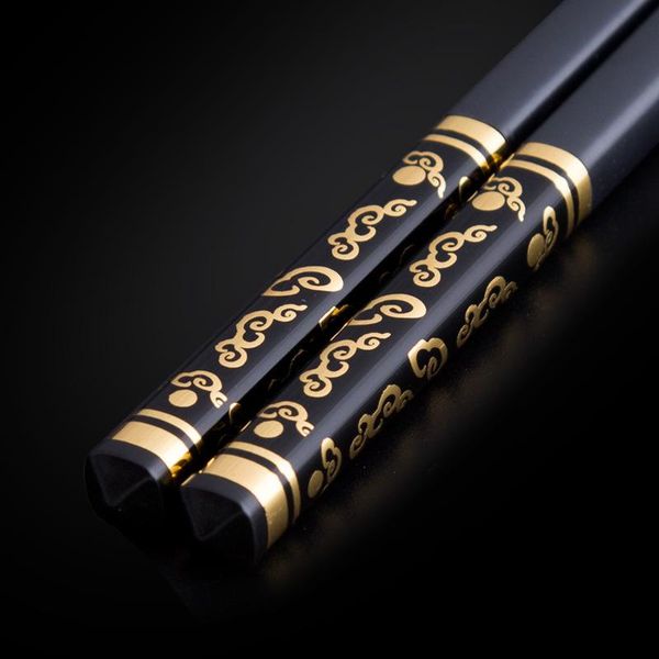 chopsticks 1 pair high-quality household alloy black chinese chopstick el restaurant non-slip tableware reusable sticks for sushi
chopsticks 1 pair high-quality household alloy black chinese chopstick el restaurant non-slip tableware reusable sticks for sushi