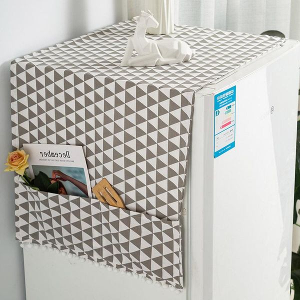 grey geometric washing refrigerator door towel cover cotton linen dustproof dust machine tassel storage bag side household single xufxd
grey geometric washing refrigerator door towel cover cotton linen dustproof dust machine tassel storage bag side household single xufxd