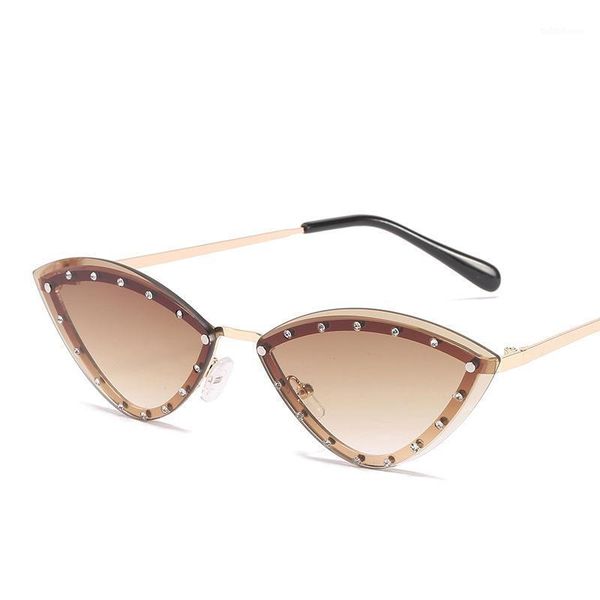 new trend personality sunglasses fashion cat eye round triangle sunglasses colorful ocean piece dot diamond rimless glasses1, White;black
new trend personality sunglasses fashion cat eye round triangle sunglasses colorful ocean piece dot diamond rimless glasses1, White;black