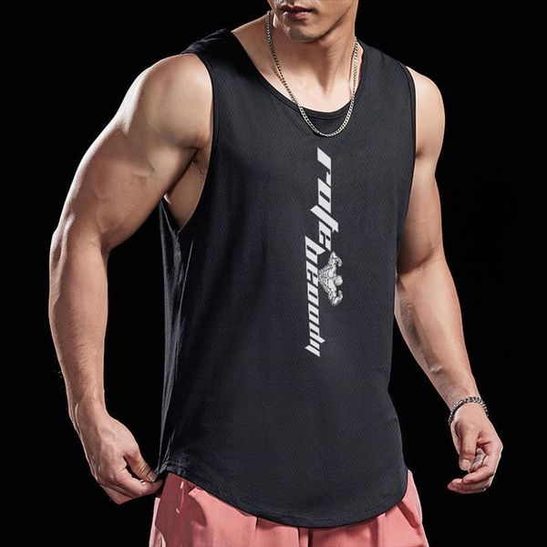 summer gyms fitness mesh tank mens men jogger sleeveless shirt male fashion casual undershirt bodybuilding sports vest, White;black
summer gyms fitness mesh tank mens men jogger sleeveless shirt male fashion casual undershirt bodybuilding sports vest, White;black