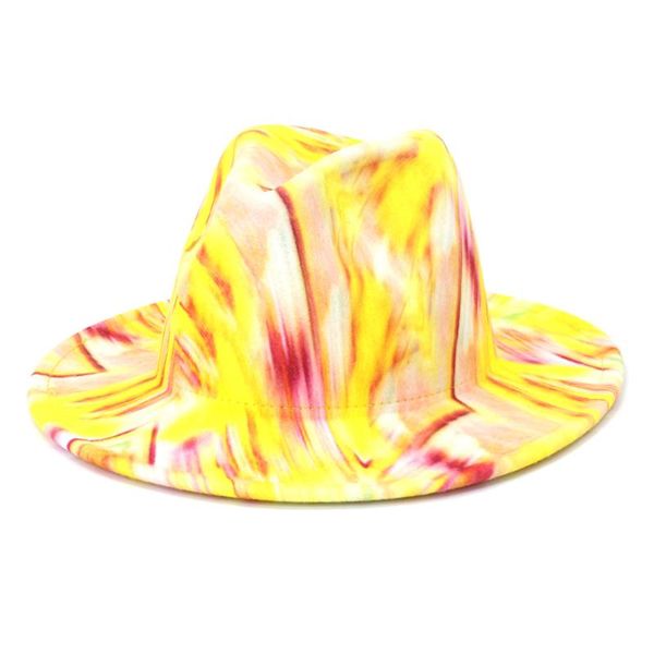 wide brim hats tie-dye hat women's jazz autumn and winter fashion gradient color fedora elegant panama wholesale, Blue;gray
wide brim hats tie-dye hat women's jazz autumn and winter fashion gradient color fedora elegant panama wholesale, Blue;gray