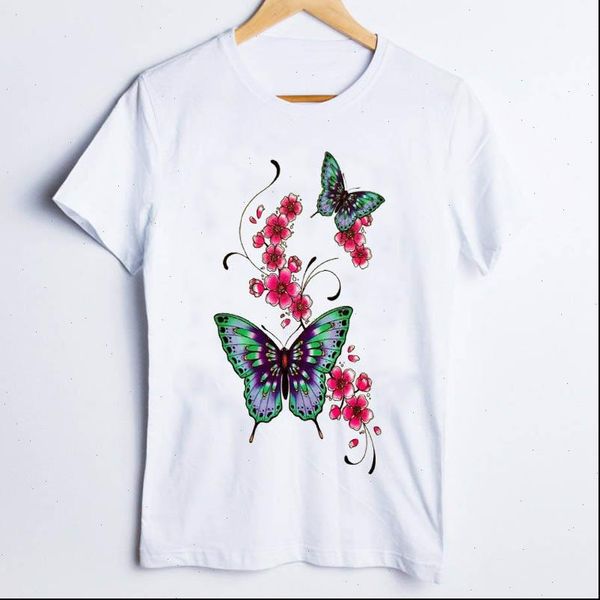 tees for women t shirts print printing short sleeve butterfly flower 90s style ladies shirt clothes lady clothing female, White
tees for women t shirts print printing short sleeve butterfly flower 90s style ladies shirt clothes lady clothing female, White